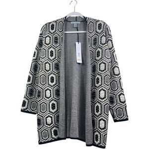 By Design Geometric Ling Knitted Cardigan